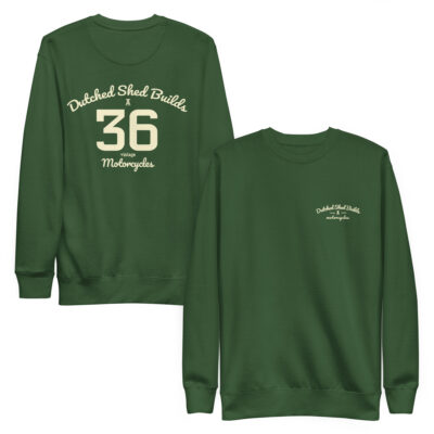 Vintage Motorcycles - Unisex Premium Sweatshirt - Afbeelding 4